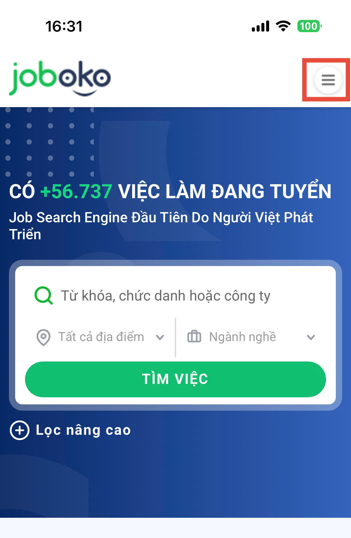 Xem, sửa, xóa, tải CV trên điện thoại